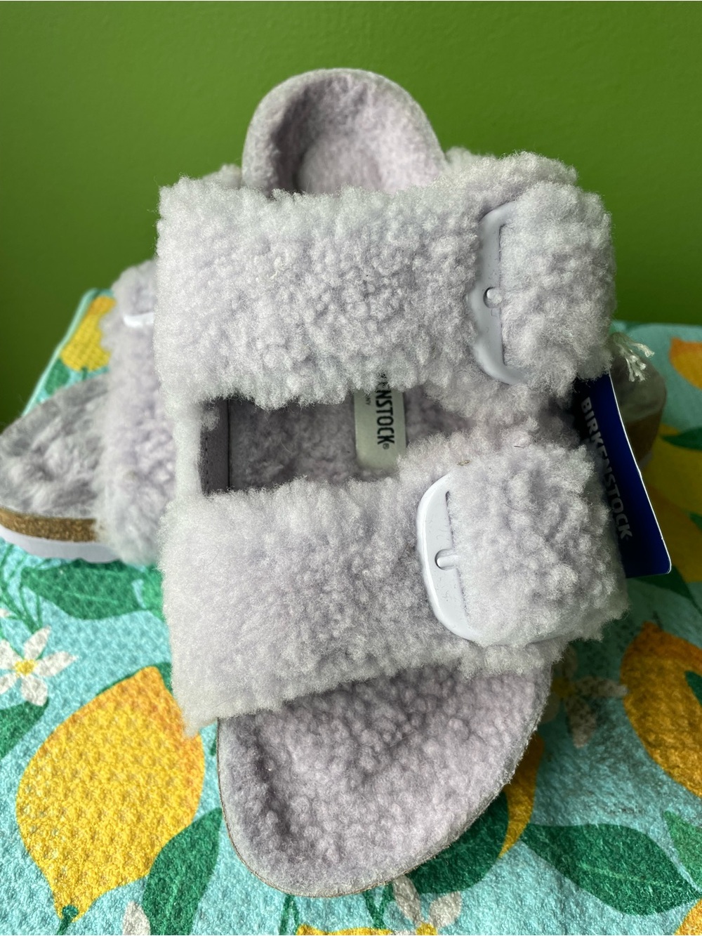 Birkenstock | Arizona Teddy Split (Purple Fog)